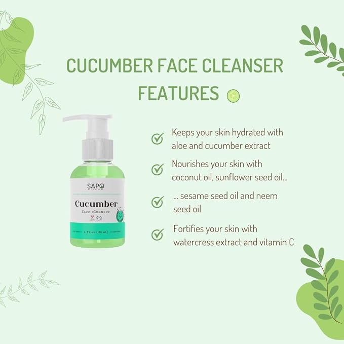 Cucumber Face Cleanser - A Gentle