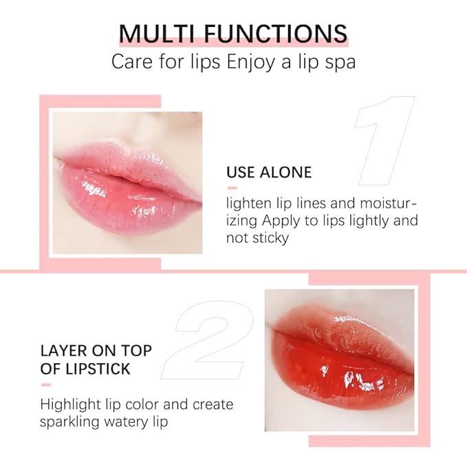 Ibcccndc Lip Oil Hydrating Tinted Balm,Lip