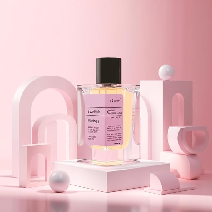 2 Good Girls Eau de Parfum – Mixture of Good Girl & Good Girl Gone Bad, Women Perfume 3.4 Fl Oz (100ml)