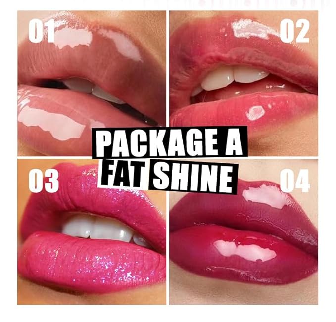 Lip Oil Lip Glaze, Big Brush Head Hydrating Glaze,