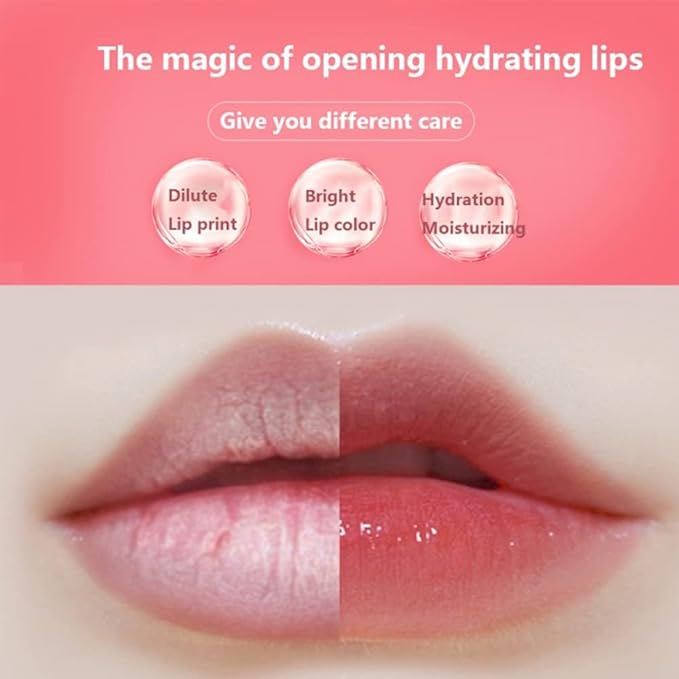 6PCS Bee Lip Balm Honey Pot,Honey&Strawberry&Watermelon&Cherry&Apple&Coconut