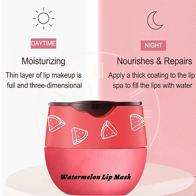 Watermelon Sleeping Lip Mask, Bee Lip Exfoliato
