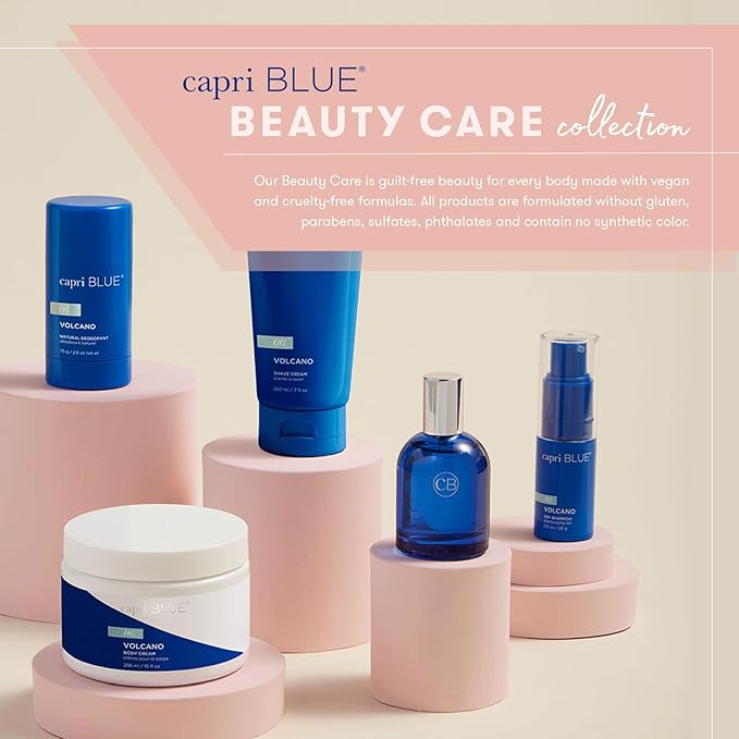 Capri Blue Dry Shampoo Powder - Volumizing Non Toxic Dry Shampoo - Non Aerosol Spray Travel Size Bottle - Arrowroot Powder for Oil Absorbing - No Added Gluten, Parabens, or Sulfates (Volcano, 0.55 oz)