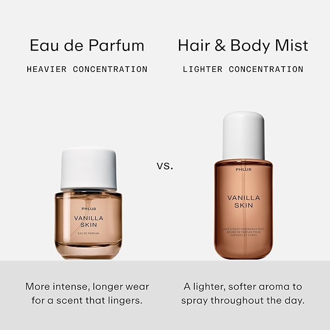 PHLUR Moonstone Body Mist - Hair & Body Mist Fragrance - Apple, Lemon, Jasmine, Sandalwood & Vanilla Body Spray (8 Fl Oz)