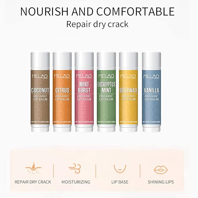 Lip Balm with Nourishing and Hydrating Vanilla)
