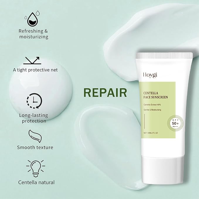 πΆπππ‘πππΓ‘ Korean Sunscreen Calming Moisture Daily Sunscreen SPF 50+ PA++++, Facial Sunscreen for Women, Water-fit Sun Serum No White Cast, Vegan Sunscreen for Face Korean Skincare