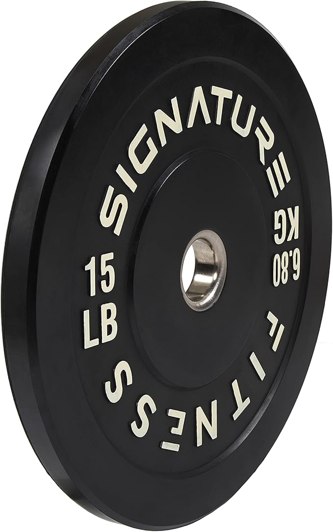 Signature Fitness 2" Olympic Bumper Plate Weight Plates