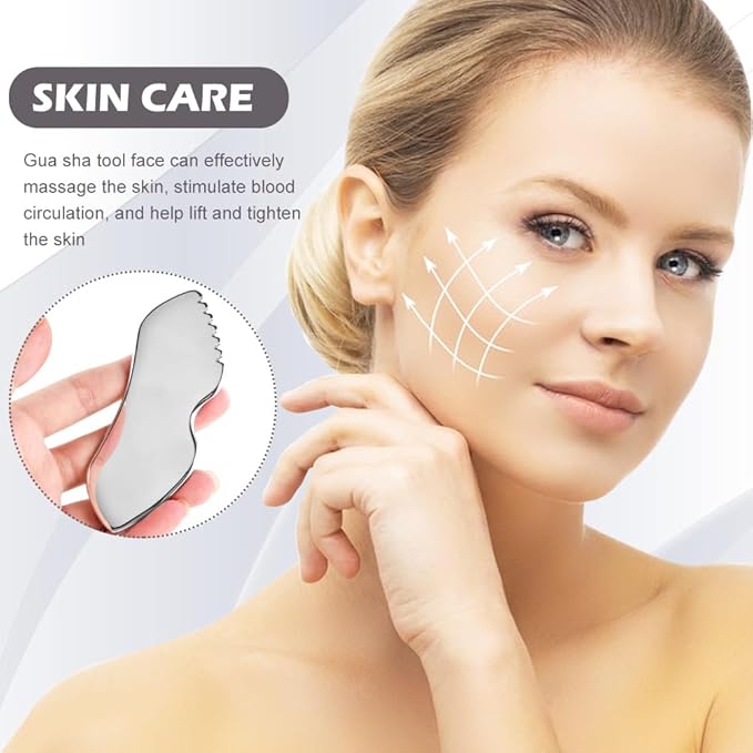 Stainless Steel Gua Sha Facial Tools,