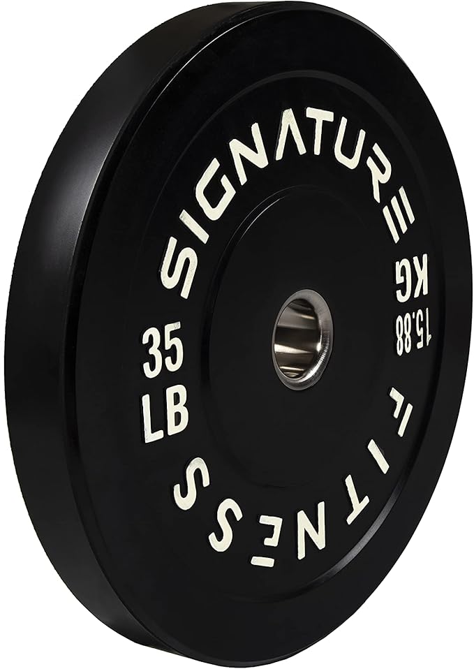 Signature Fitness 2" Olympic Bumper Plate Weight Plates