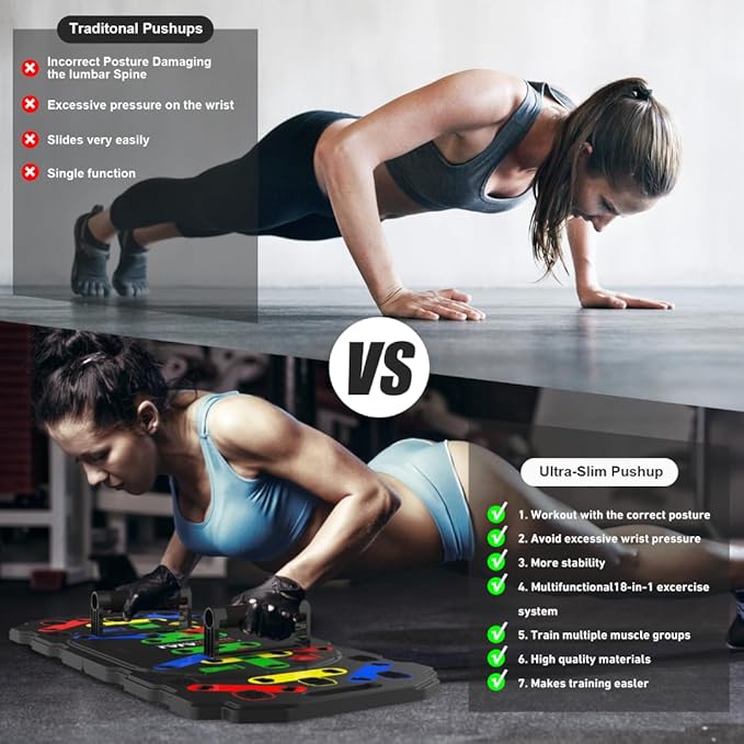 Multifunctional Men's And Women's Fitness Equipment Indoor Push-Up Board