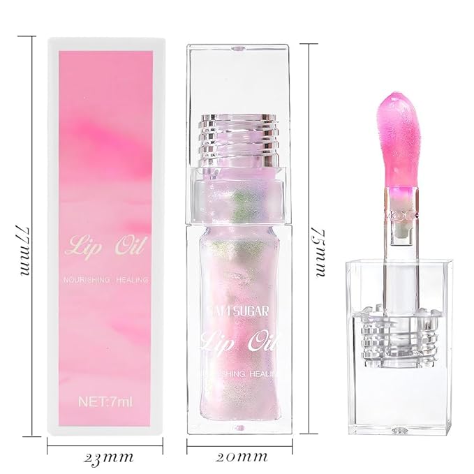 Magic Color Changing Lip Oil,Long Lasting Moisturizing Cosmetic Lip