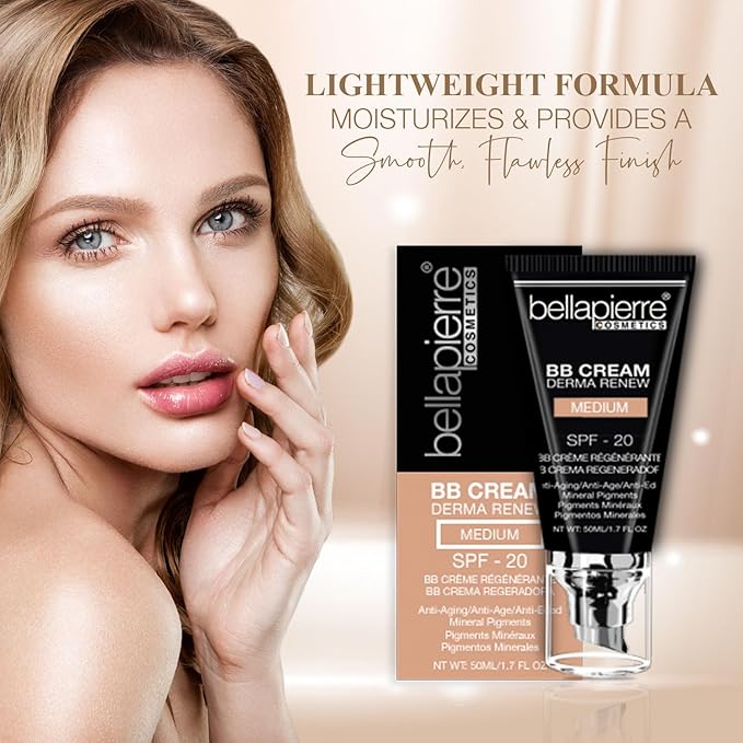 bellapierre BB Cream with SPF 20 - Tinted - Light 7 Oz