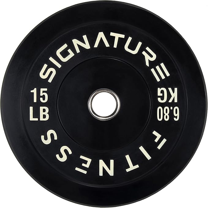 Signature Fitness 2" Olympic Bumper Plate Weight Plates
