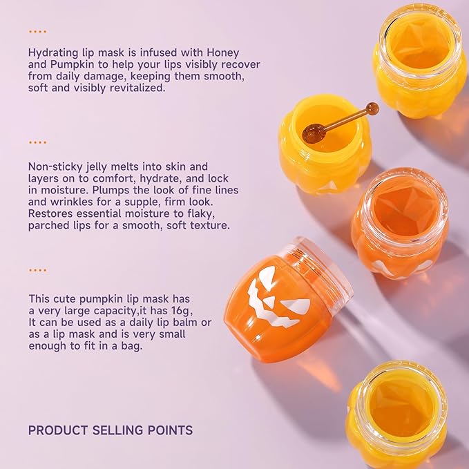 Pumpkin Honey Lip Mask Day Overnight Moisturizing