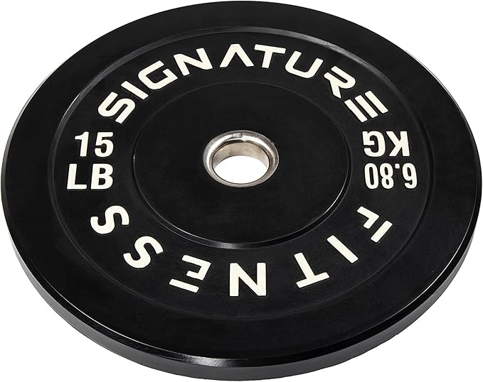 Signature Fitness 2" Olympic Bumper Plate Weight Plates