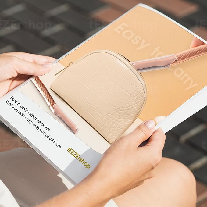 Dermaplane Razor for Women Face with 20PCS Blades,Professional Facial Razors for Peach Fuzz and Eyebrow Hair Removal,Stainless Steel Multipurpose Face Shavers with Gift Box-Gold