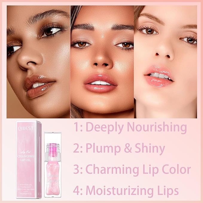 Magic Color Changing Lip Oil, Lip Oil Color Magic