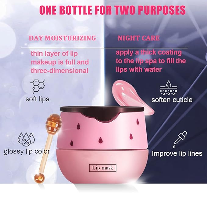 4 Pack Strawberry Lip Mask Bee Exfoliator