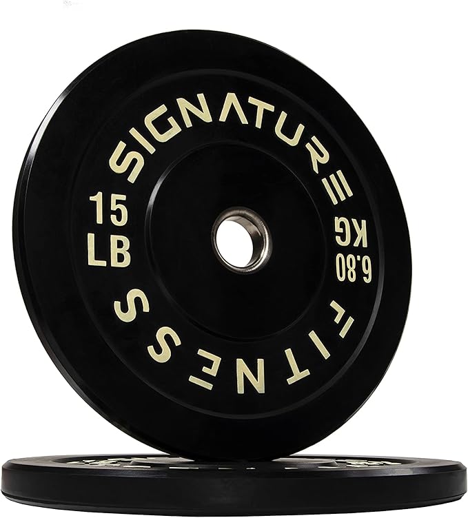 Signature Fitness 2" Olympic Bumper Plate Weight Plates