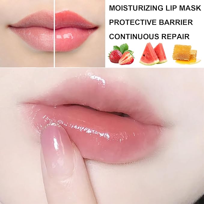 3Pcs Lip Balm Honey Pot Lines
