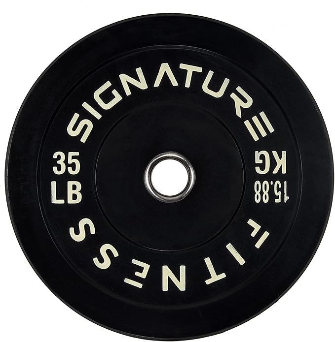 Signature Fitness 2" Olympic Bumper Plate Weight Plates