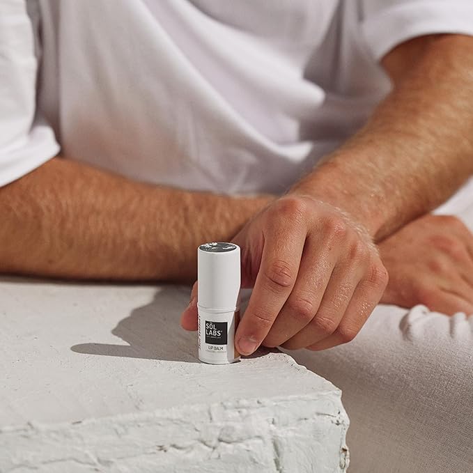 SPF 15 Lip Balm – Lip Moisturizer with SPF, Broad Spectrum Chapstick Hydration Lip Balm, Vegan & Cruelty-Free, Shea Butter Hydration, Zinc UV Protection, 11g Giant Chapstick, Lavender Mint Flavor