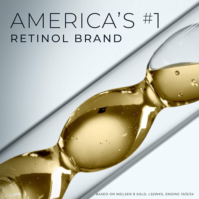 RoC Derm Correxion Fill + Treat Advanced Retinol Serum, Wrinkle Filler Treatment with Hyaluronic Acid for Crow's Feet, 11 Wrinkles, & Laugh Lines, (.5 fl oz) with Retinol Packette (Packaging May Vary)