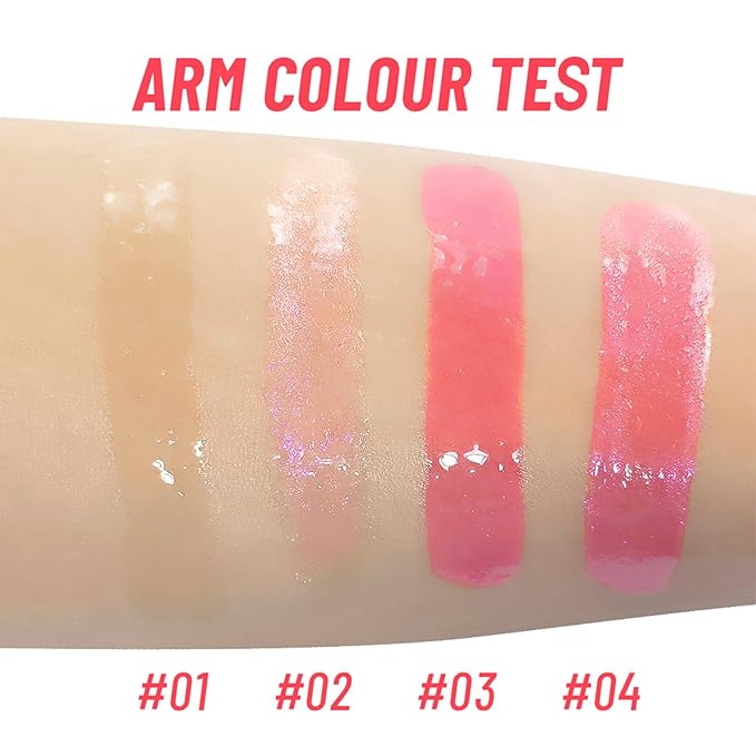 Plumping Glitter Lip Oil Tint, Big Brush Head Plumping