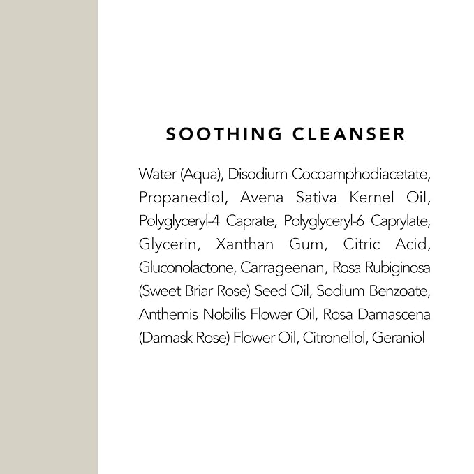 Indie Lee Soothing Facial Cleanser - Moisturizing Face Wash + Makeup Remover for Sensitive Skin - Plump, Hydrate + Calm Redness with Rose Damascena + Chamomile Oil for Skin (125ml)