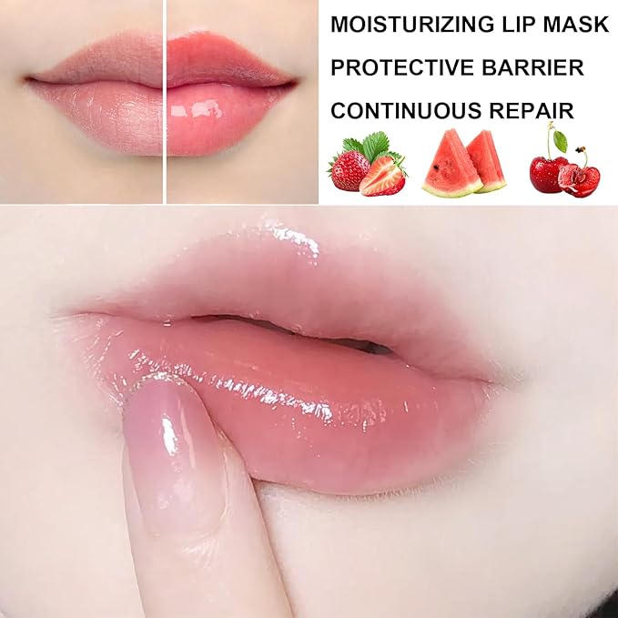 3Pcs Lip Balm Honey Pot Lines
