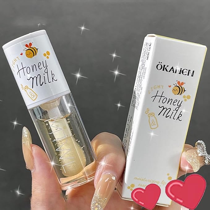 Crystal Jelly Moisturizing Lip Oil 2Pcs Hydrating Lip Moisturizing