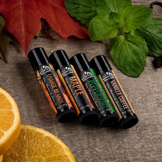 Lip Balm Set - 4 Scents Featuring