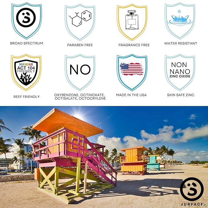 Surface TROPIX Sheer Touch Spray Sunscreen, Water Resistant, UVA/UVB Broad Spectrum, Fast Drying Protection, PABA Free - 6oz - SPF 50-2 PACK