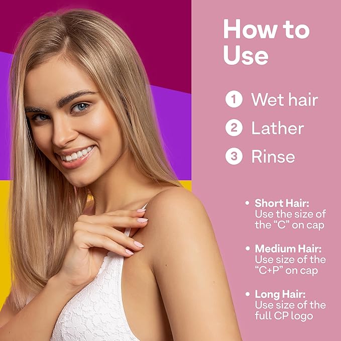 Colorproof Smooth Shampoo 1.7 Fl. Oz. Smoothing Travel Size Anti-Frizz Shampoo with with a Frizz-Fighting, Gentle, Cleansing, Hydrating Color-Protection Formula for Color Treated Hair, White Tea Scent