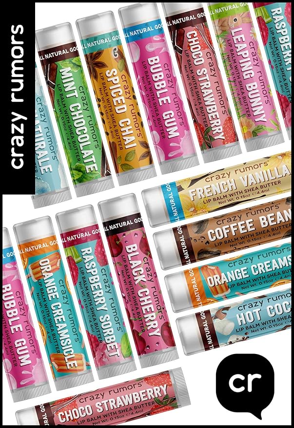 Crazy Rumors Lip Balm with Shea oz