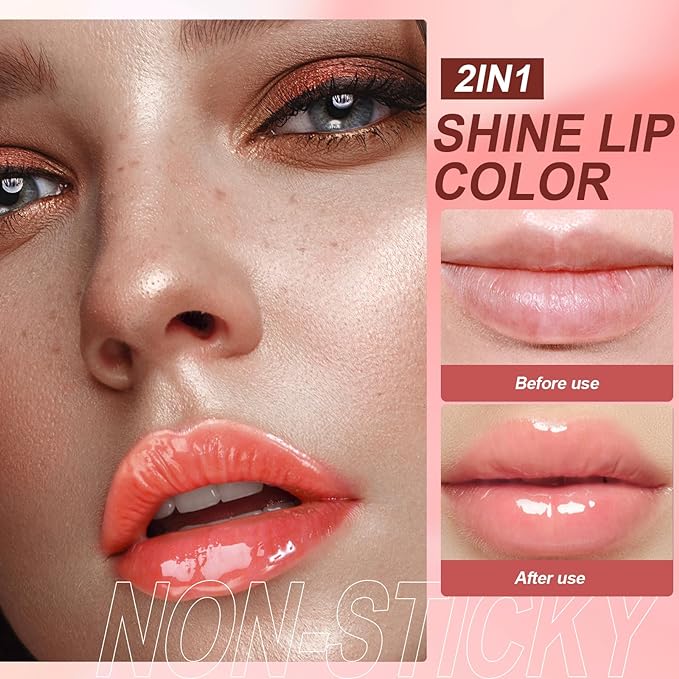Jolilab Lip Oil, High Shine Hydrating Lip Oil, High