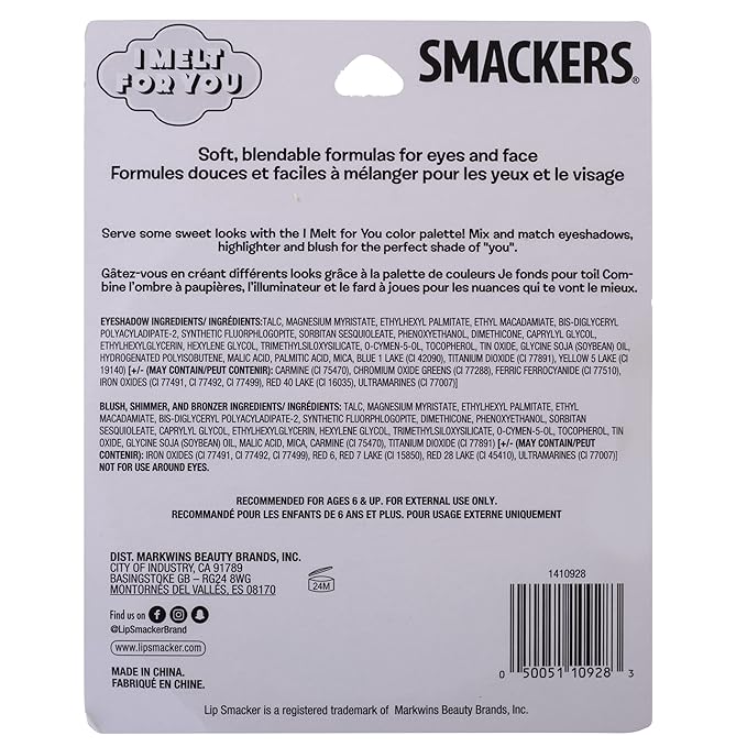 Lip Smacker Sparkle & Shine Eyeshadow Makeup Palette,