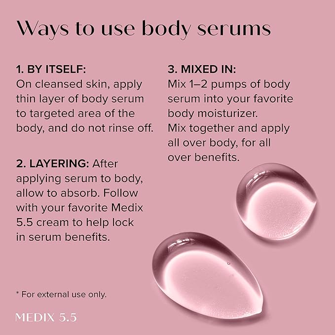 Medix 5.5 Anti Aging Skin Care 3PC Set | Retinol Body Cream + Exfoliating AHA Glycolic Acid Foaming Face Wash & Body Wash + Hyaluronic Acid Serum Booster, Wash + Treat + Hydrate Skincare Set, 3PC Set