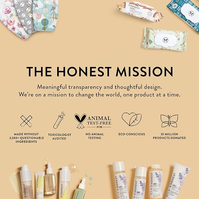 The Honest Company 2-in-1 Cleansing Shampoo + Body Wash Refill Carton | Gentle for Baby | Naturally Derived, Tear-free, Hypoallergenic | Lavender Calm, 32 fl oz
