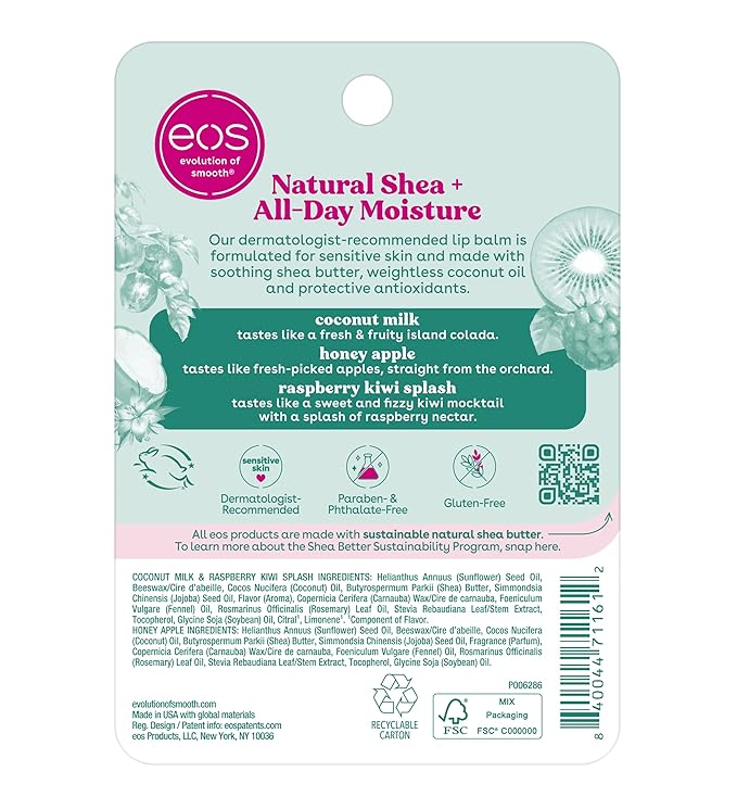 eos Natural Shea Lip Balm, Honey