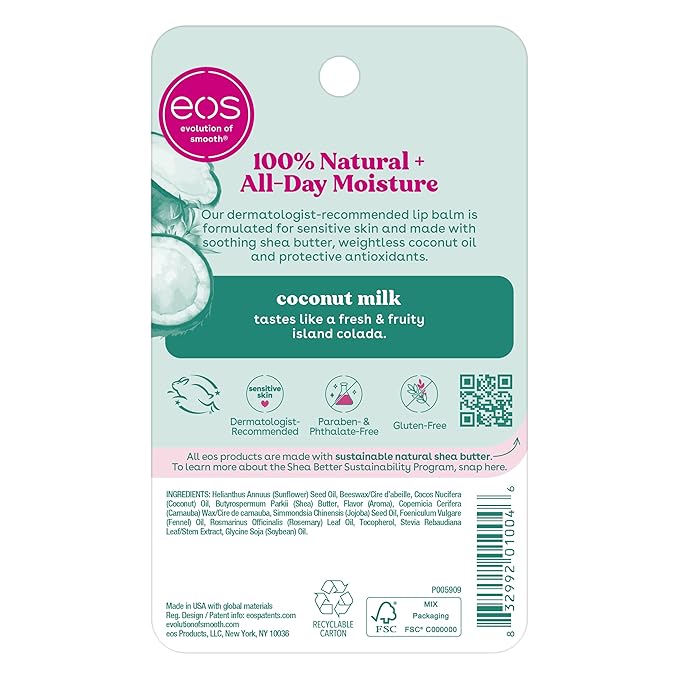 eos 100% Natural Lip Balm- Coconut