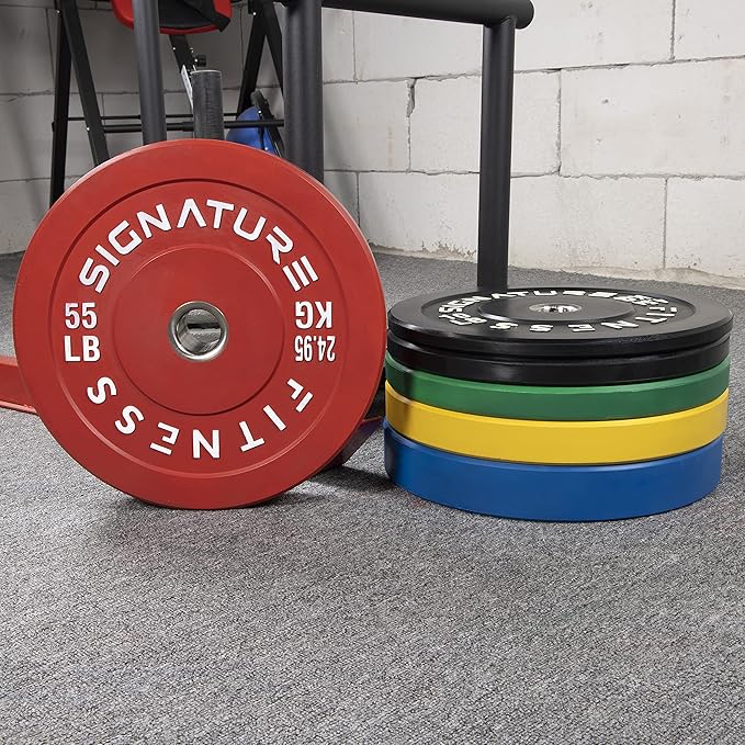 Signature Fitness 2" Olympic Bumper Plate Weight Plates