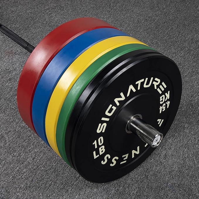 Signature Fitness 2" Olympic Bumper Plate Weight Plates