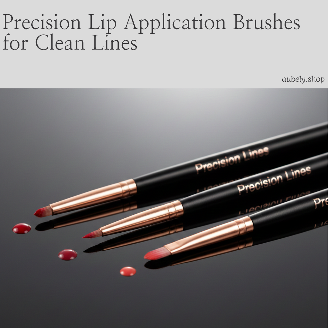 Precision Lip Application Brushes for Clean Lines