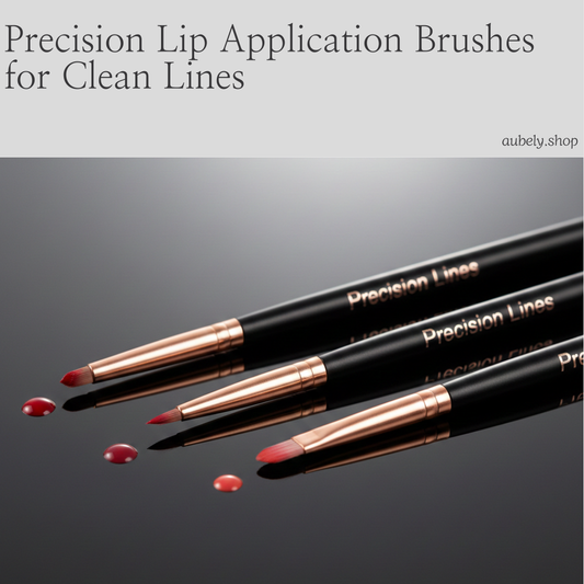 Precision Lip Application Brushes for Clean Lines