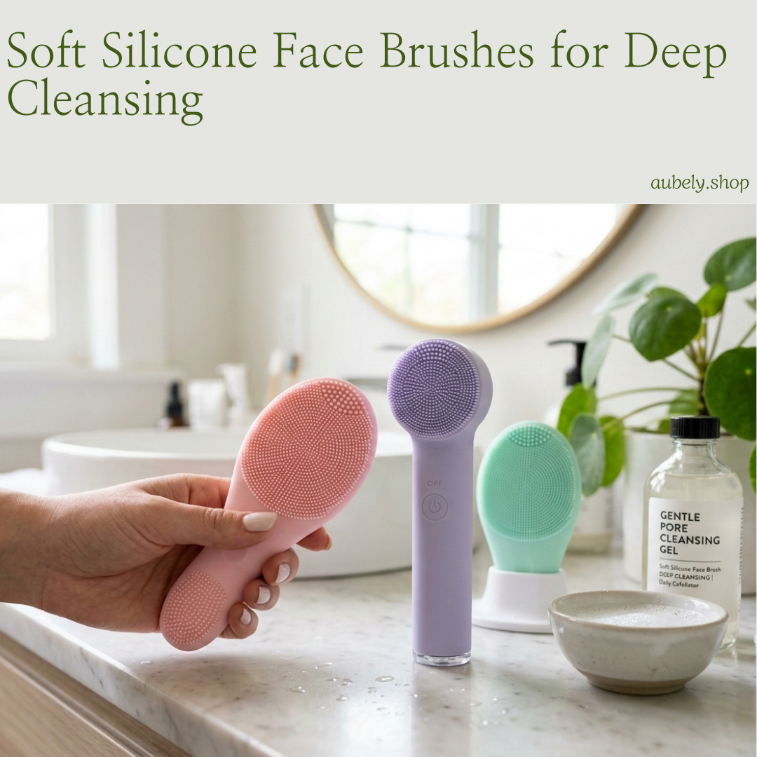 Soft Silicone Face Brushes for Deep Cleansing
