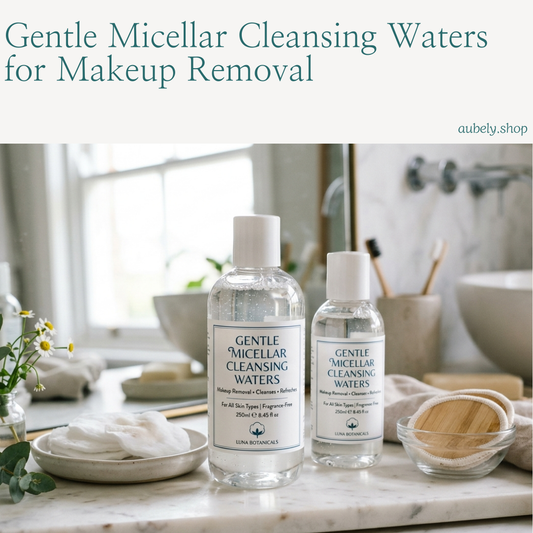 Gentle Micellar Cleansing Waters for Makeup Removal