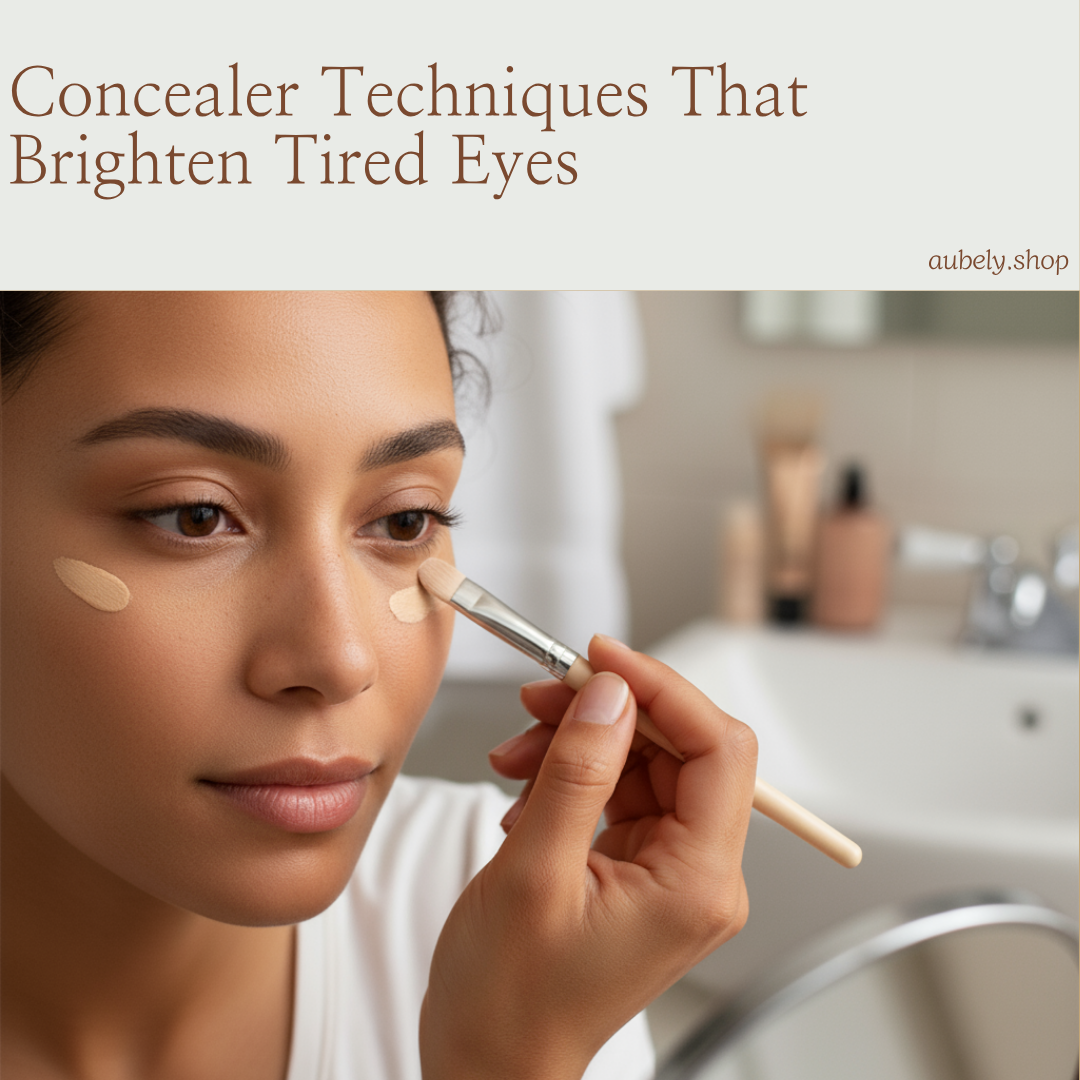 Concealer Techniques That Brighten Tired Eyes