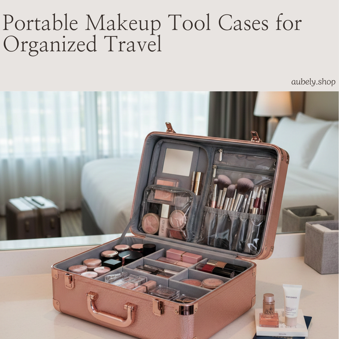 Portable Makeup Tool Cases for Organized Travel