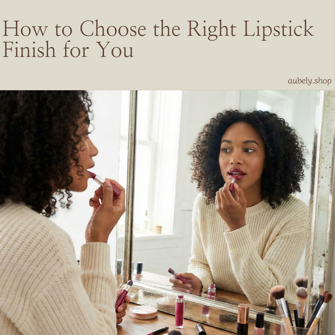 How to Choose the Right Lipstick Finish for You